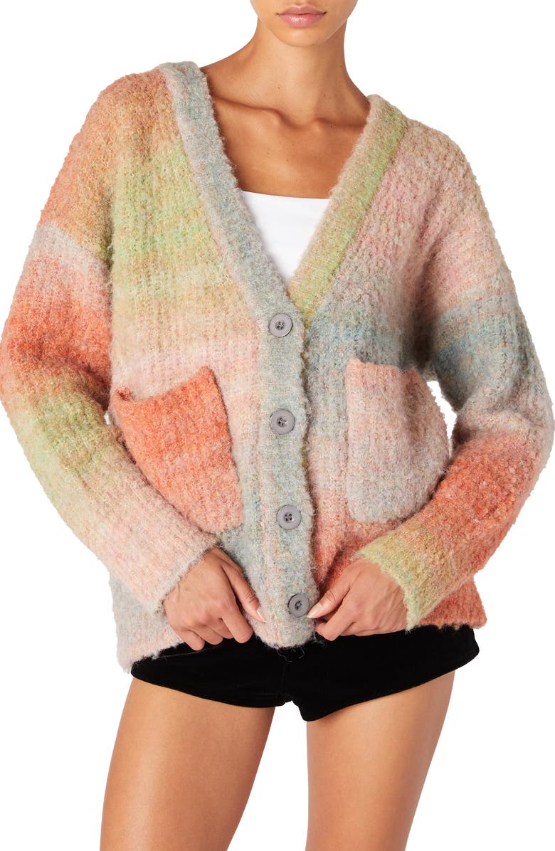 BLANKNYC Oversize Button-Up Cardigan, Main, color, 