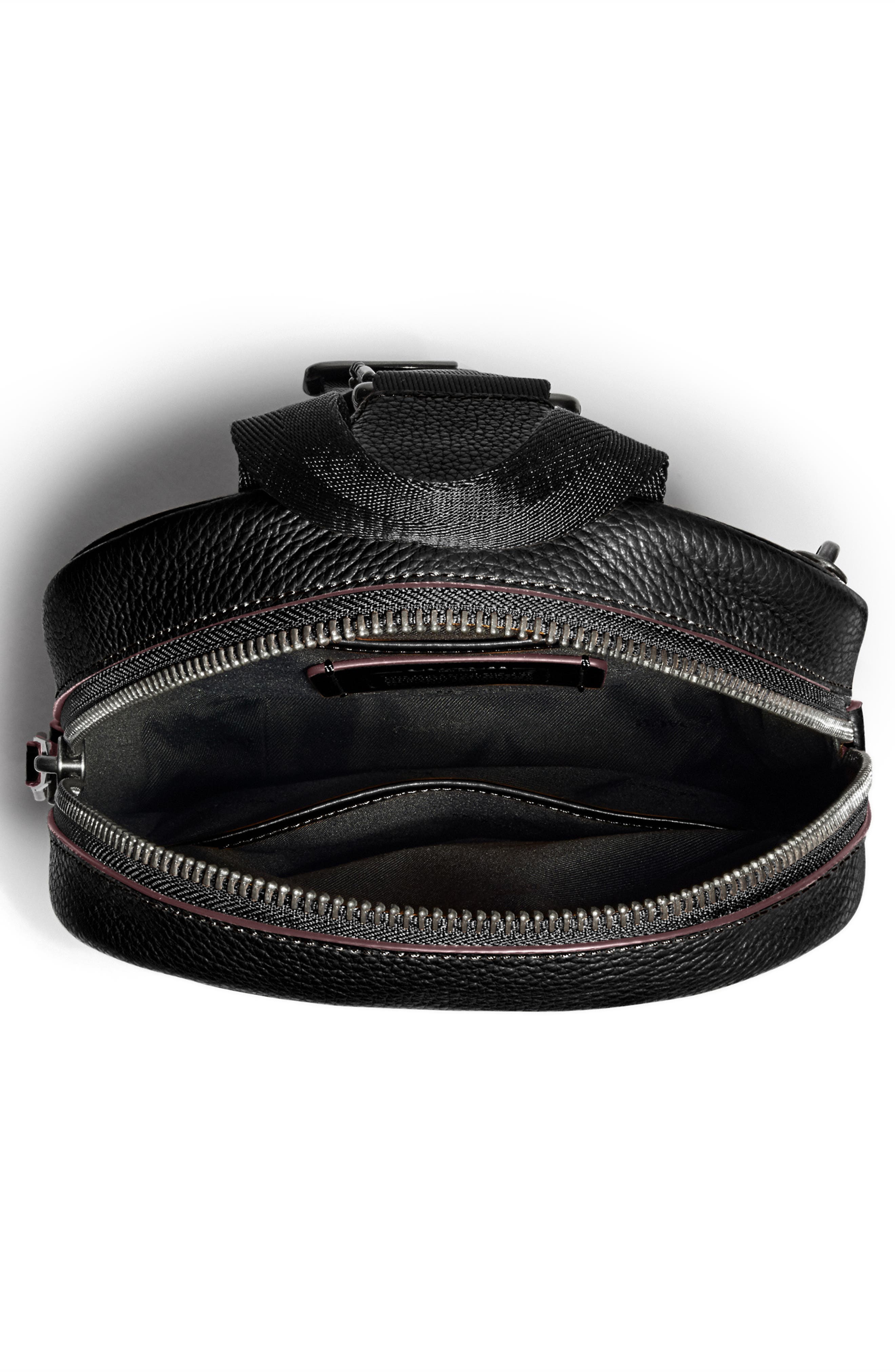 COACH Metropolitan Leather Sling Backpack, Alternate, color, 