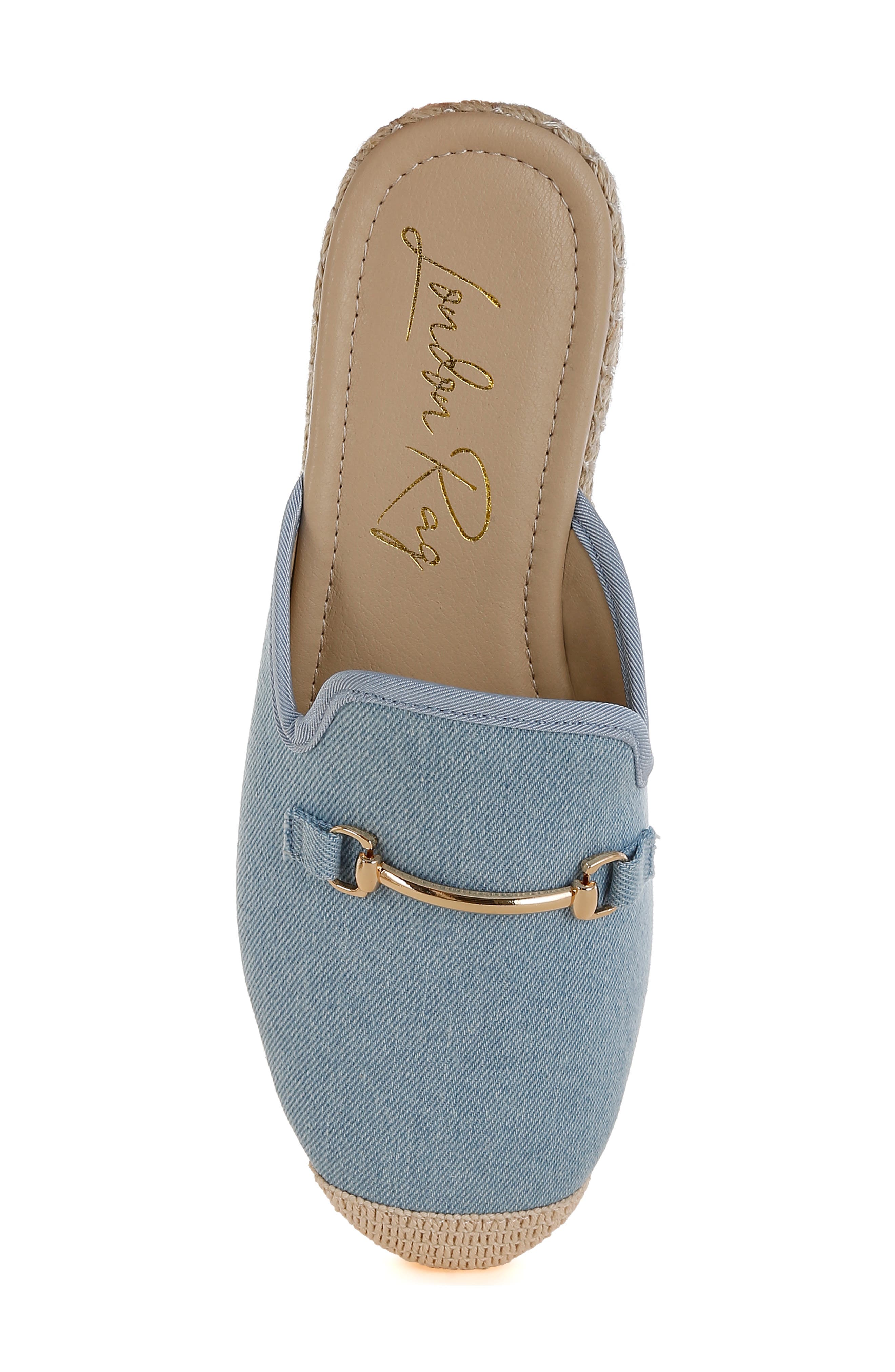 LONDON RAG Midori Bit Espadrille Mule, Alternate, color, Denim