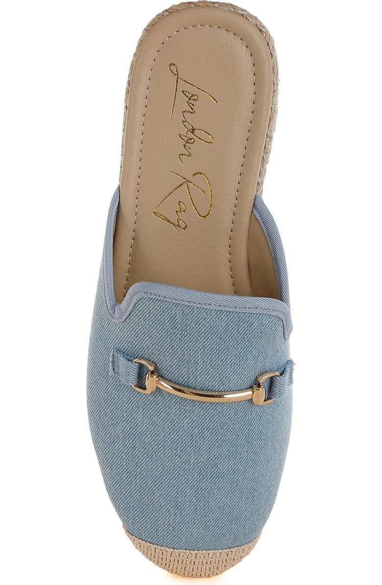 LONDON RAG Midori Bit Espadrille Mule, Alternate, color, Denim