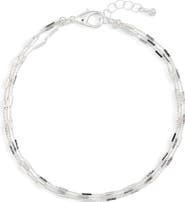 NORDSTROM RACK Triple Chain Anklet