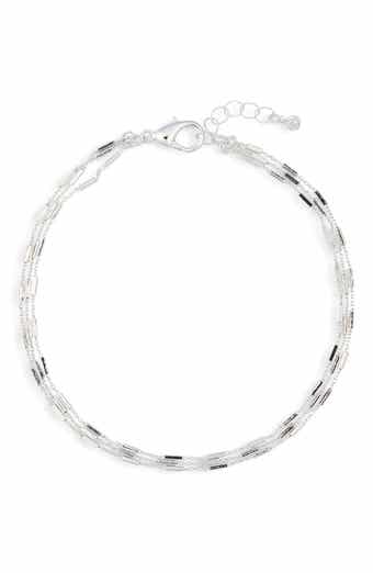 Triple Chain Anklet