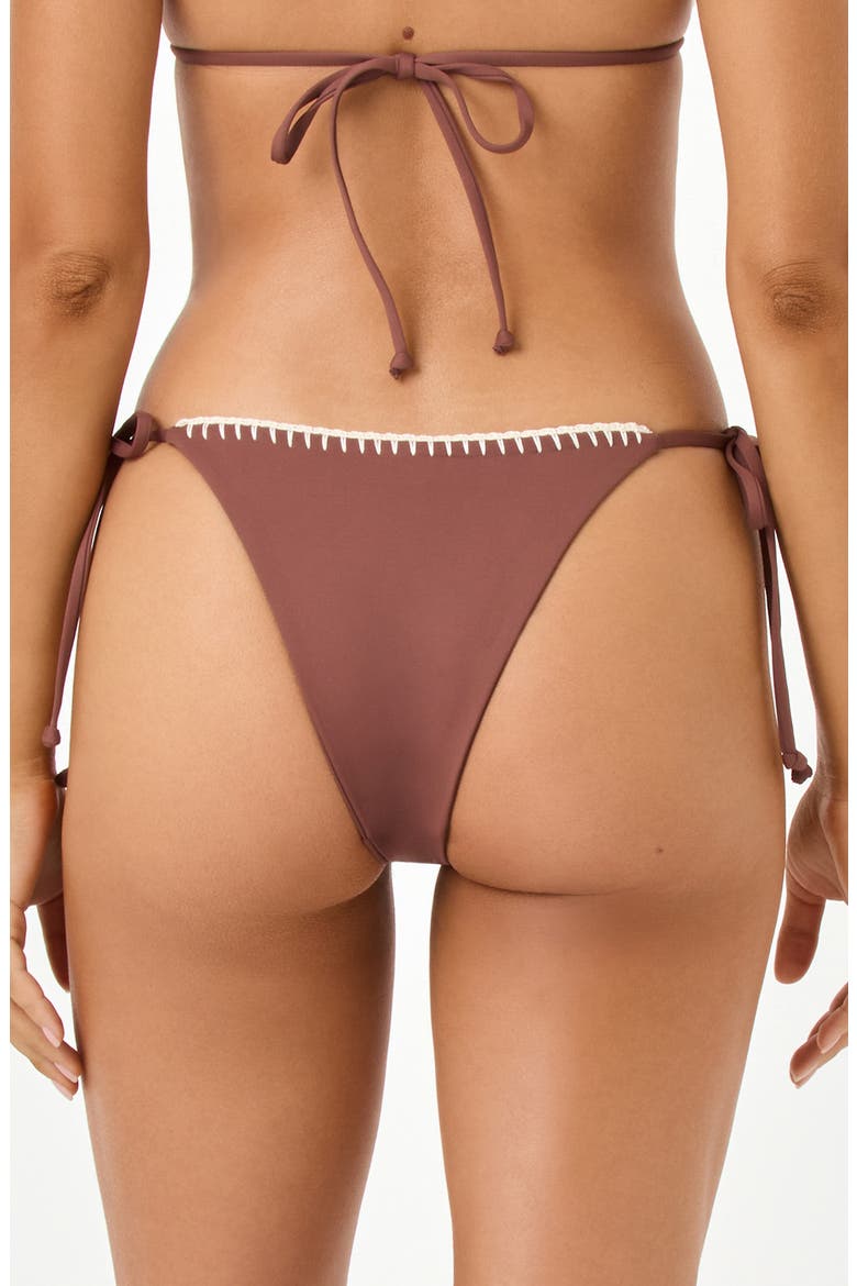Samba Bitsy Side Tie Bikini Bottoms, Alternate, color, CAFE