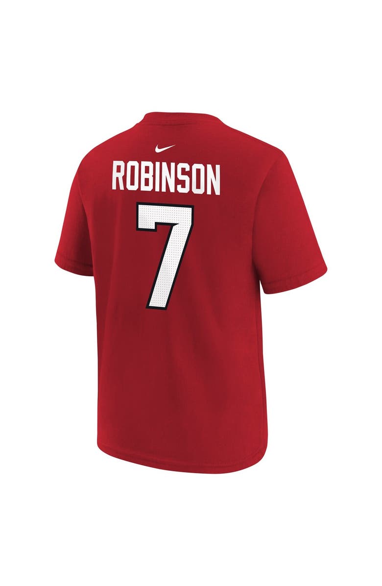 Nike Youth Nike Bijan Robinson Red Atlanta Falcons Name & Number T-Shirt, Alternate, color, Red