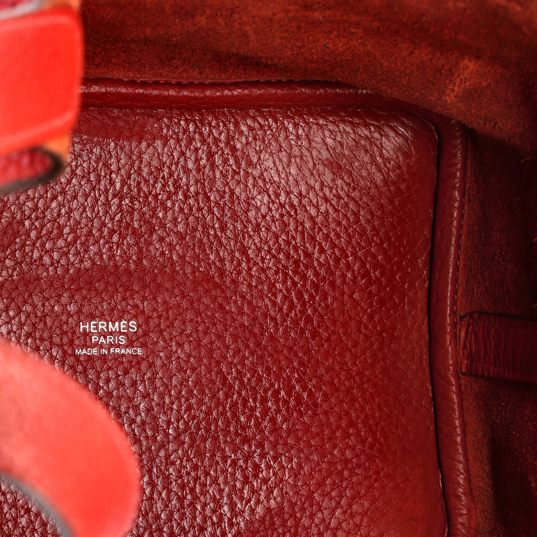 Pre-Owned Hermes Picotin Lock Bag Clemence PM, Alternate, color, Rouge Vif