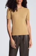 Kenneth Cole Variegated Rib Crewneck Sweater