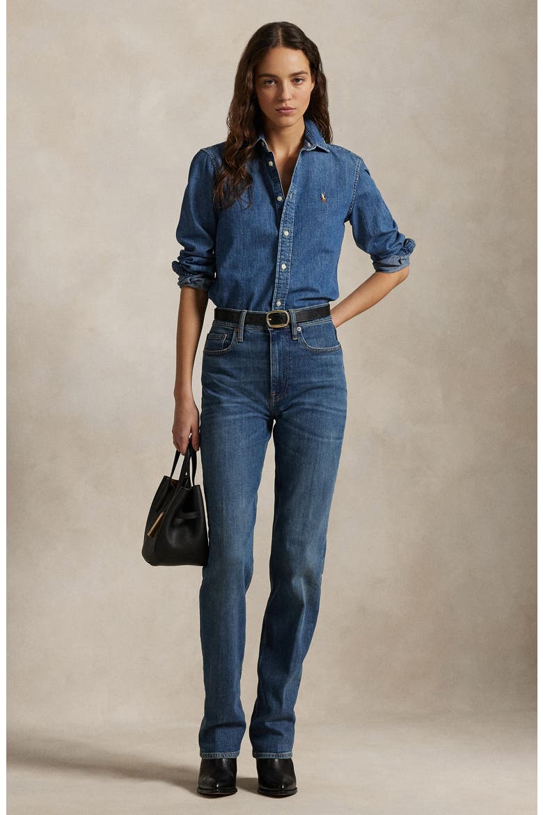 Straight Leg Jeans, Alternate, color, TELESTO WASH