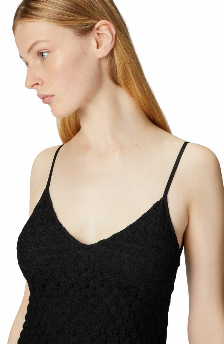 Missoni Sleeveless Mini Dress With Lace Tiered Skirt, Alternate, color, 