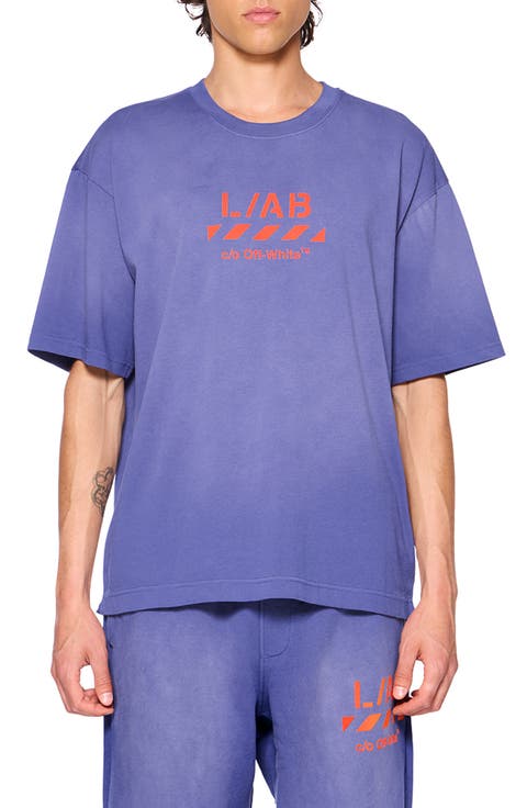 Diag Garment Wash Graphic T-Shirt