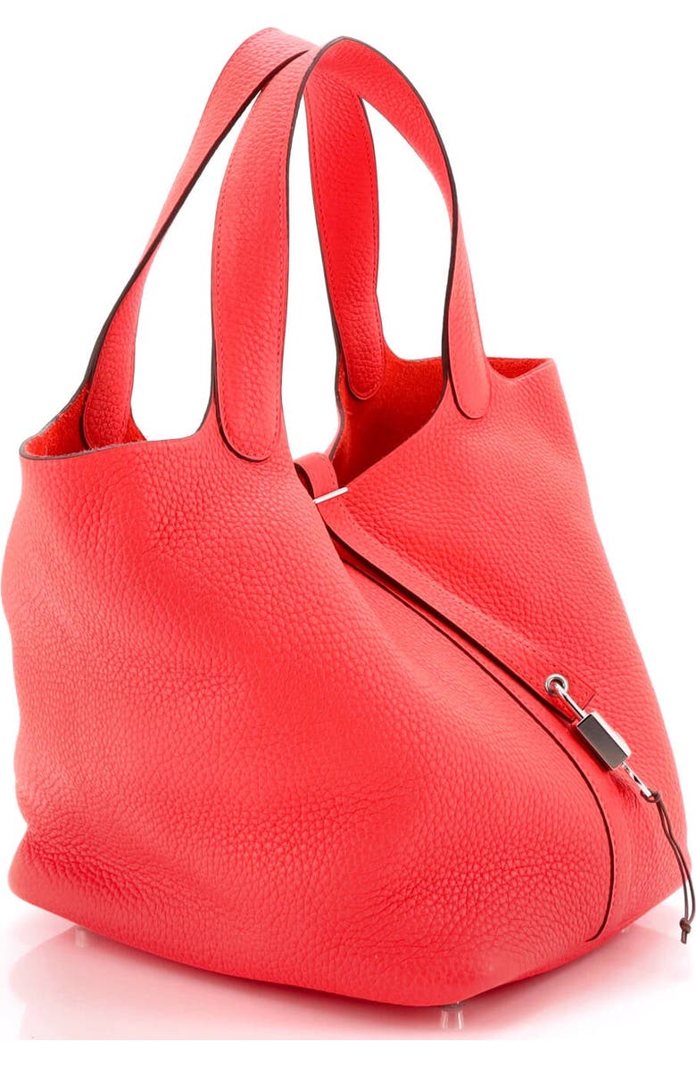 Pre-Owned Hermes Picotin Lock Bag Clemence MM, Alternate, color, Rose Texas