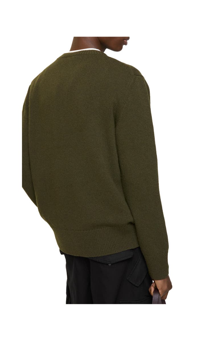 Burberry Knight Wool Cashmere Sweater, Alternate, color, Tent Green