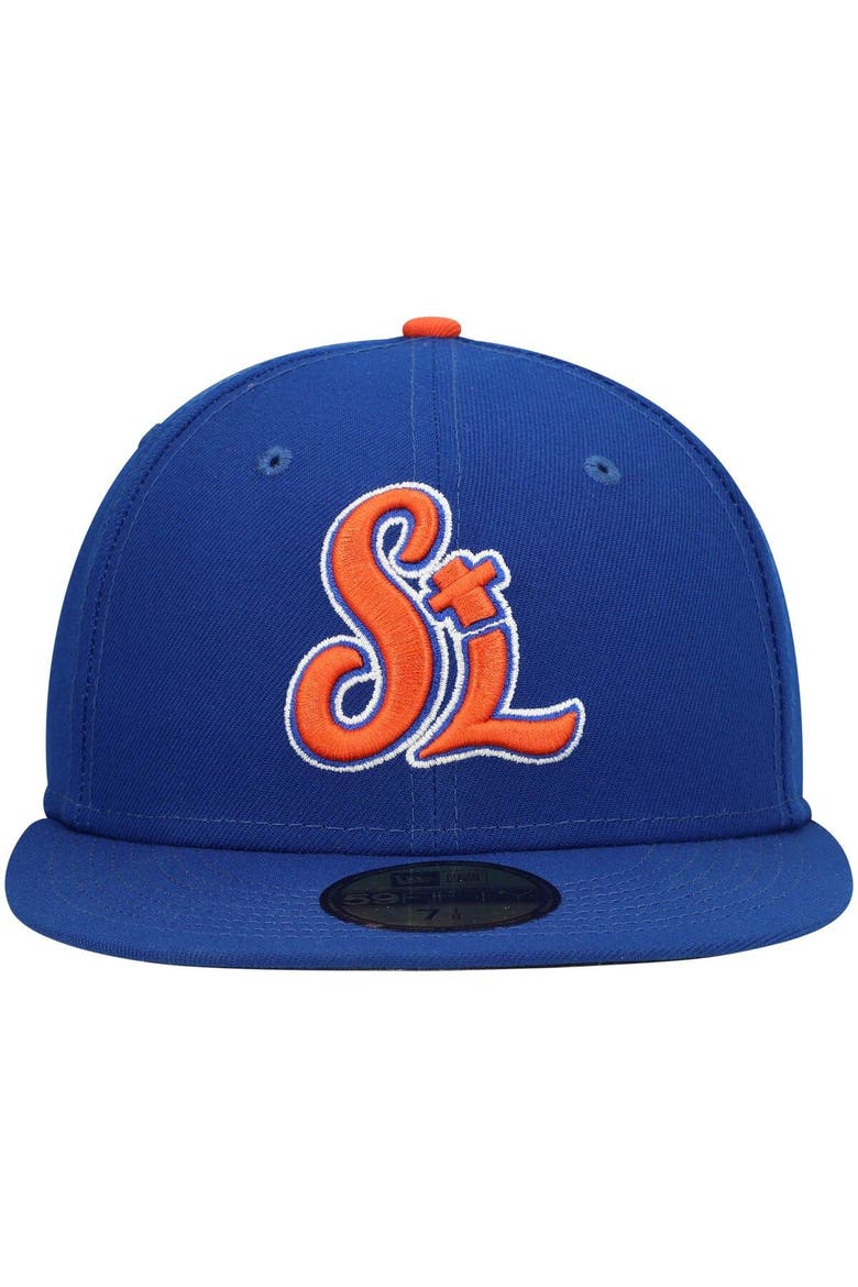 Men's New Era Blue St. Lucie Mets Authentic Collection Team Home 59FIFTY Fitted Hat, Alternate, color, Blue
