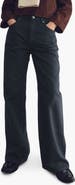 MANGO Mid Rise Straight Leg Jeans