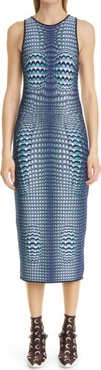 marine serre jacquard midi dress ISO: Marine Serre Half Moon Jacquard Midi Dress XS/S