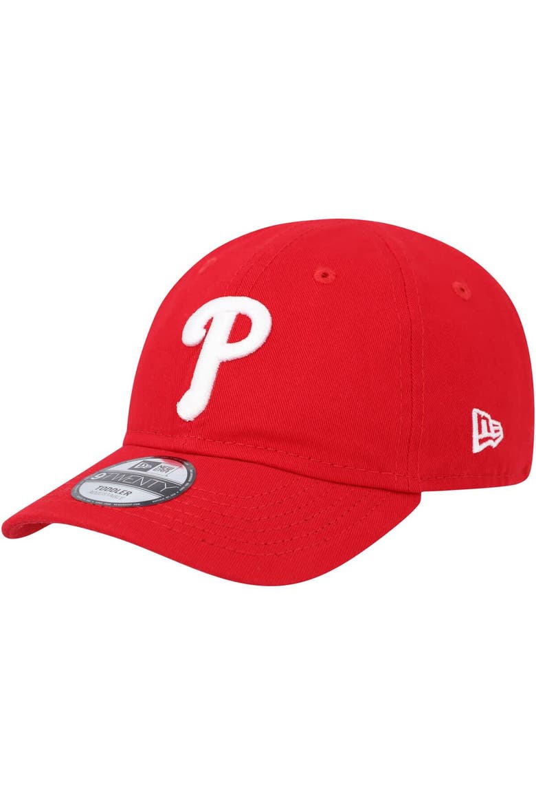 Toddler New Era Red Philadelphia Phillies Team 9TWENTY Adjustable Hat, Main, color, Red