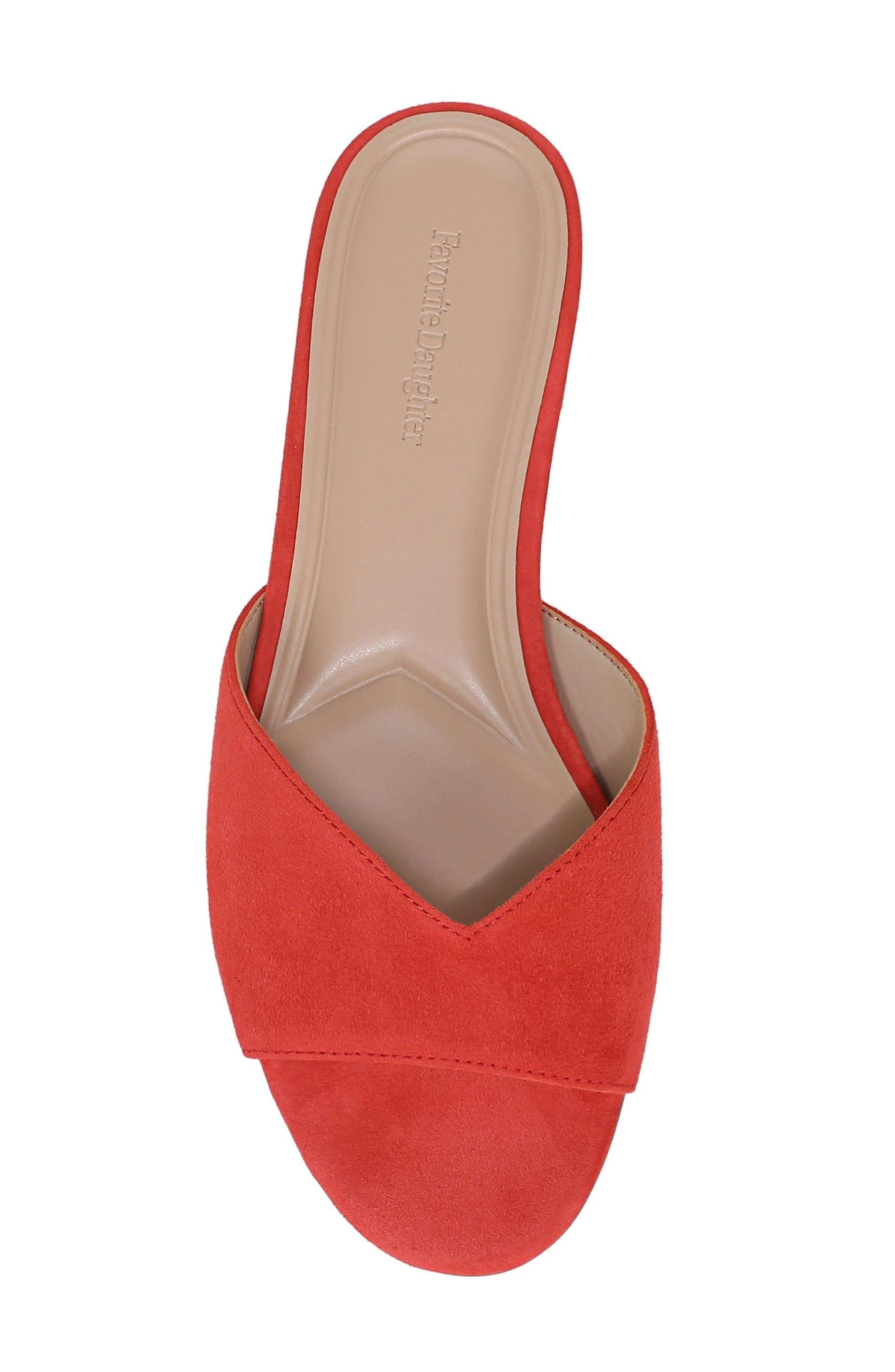 Alex Slide Sandal, Alternate, color, TOMATO