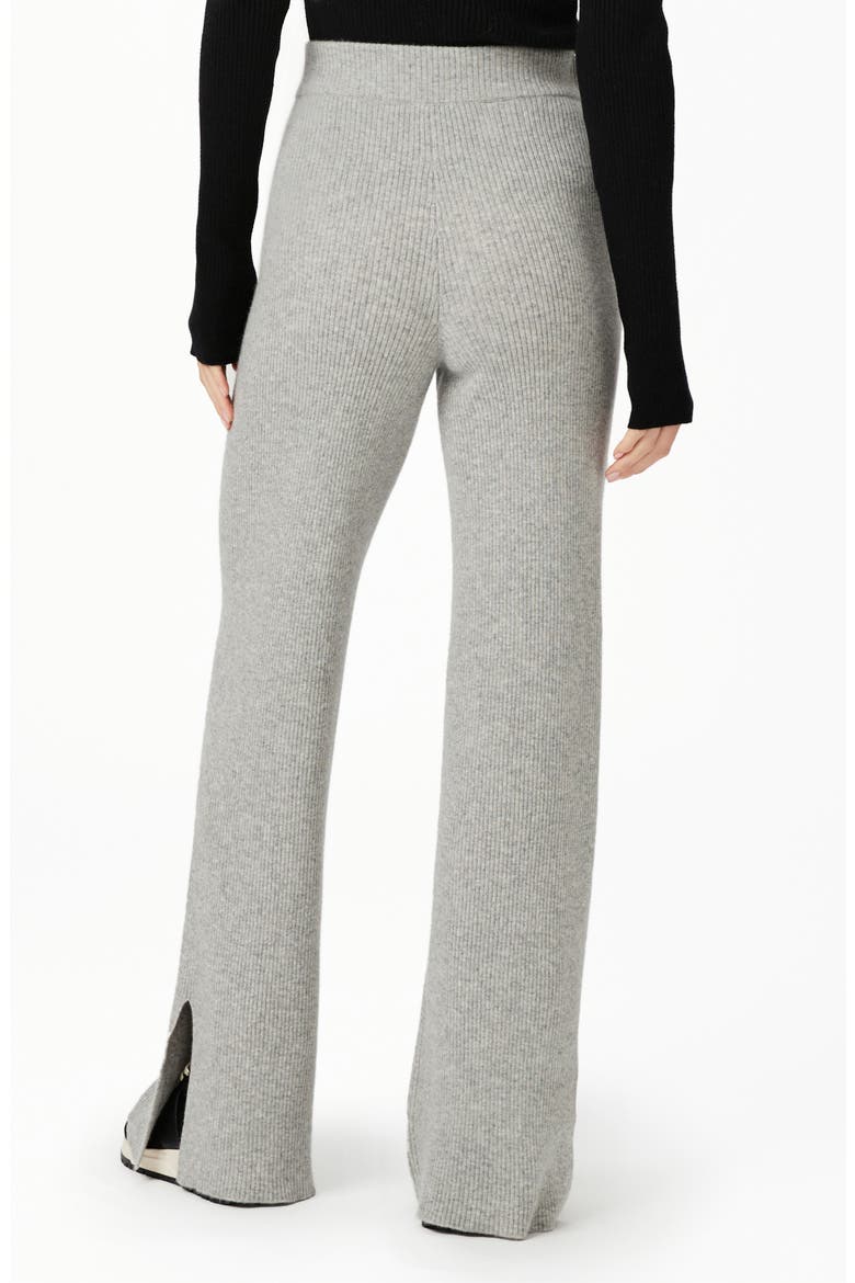 Rennala Rib Cashmere Pants, Alternate, color, HEATHER GREY