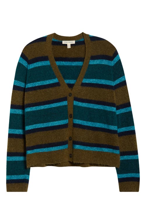 Seasalt Cornwall Etching Stripe Cardigan In Brown