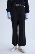 MANGO Low Rise Cropped Trousers