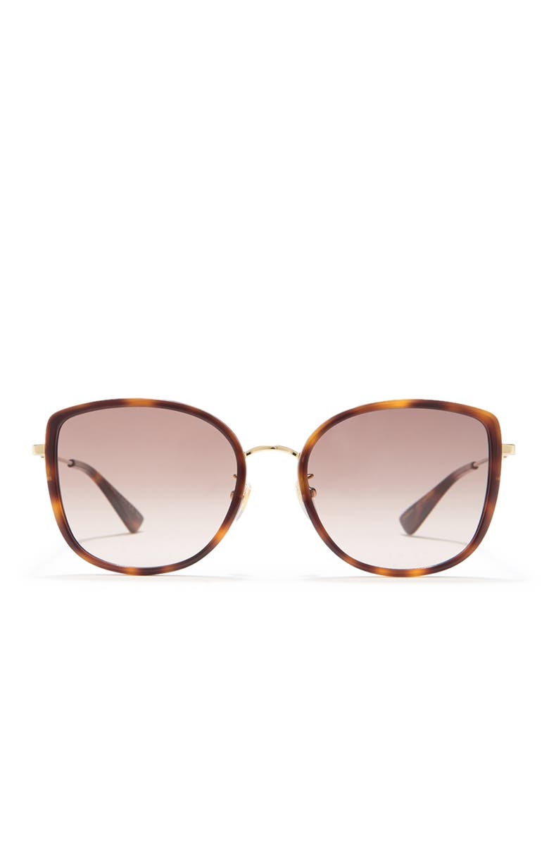 Gucci 56mm Cat Eye Sunglasses, Main, color,