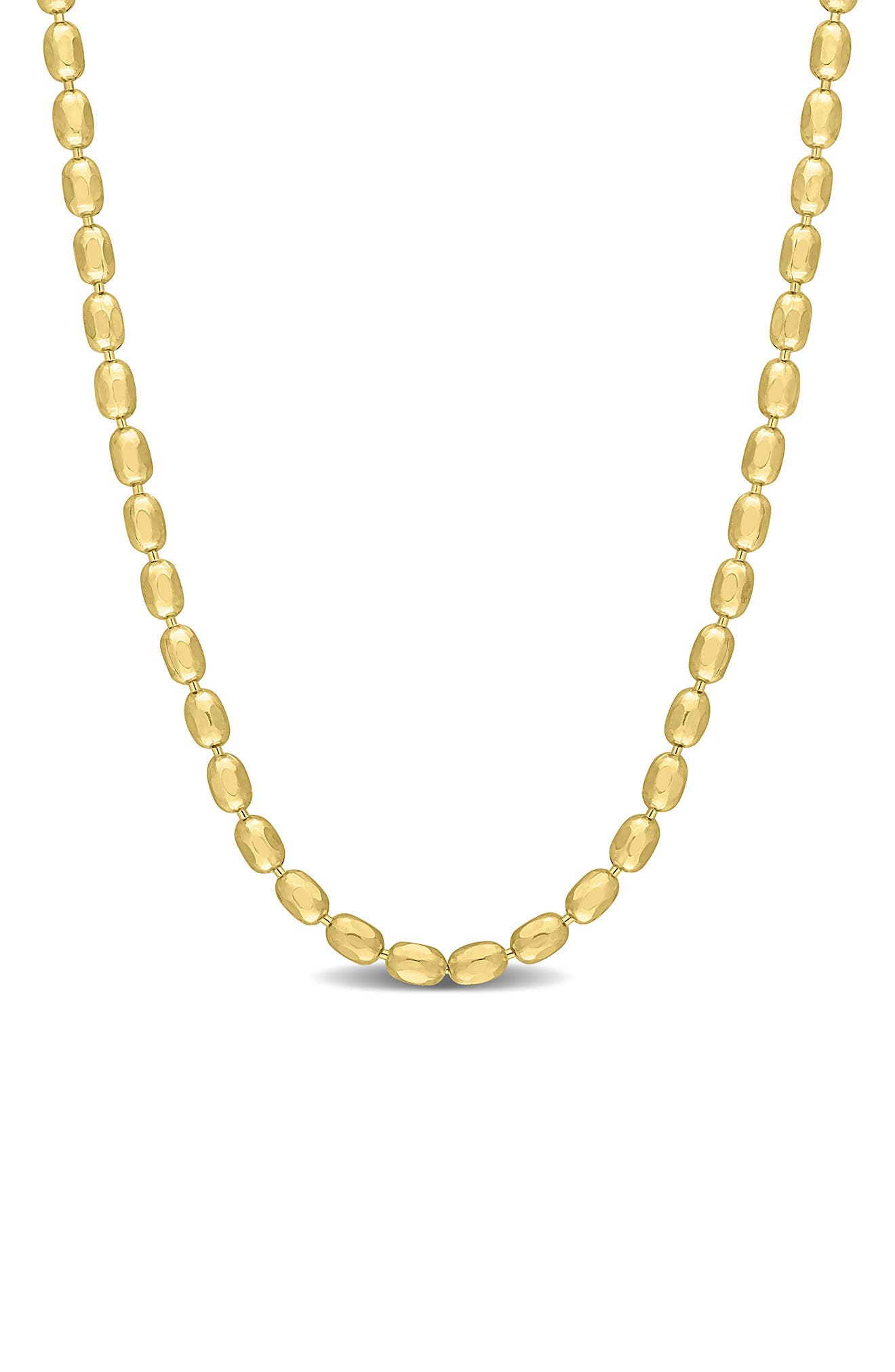 DELMAR 1.8mm Oval Ball Chain Necklace