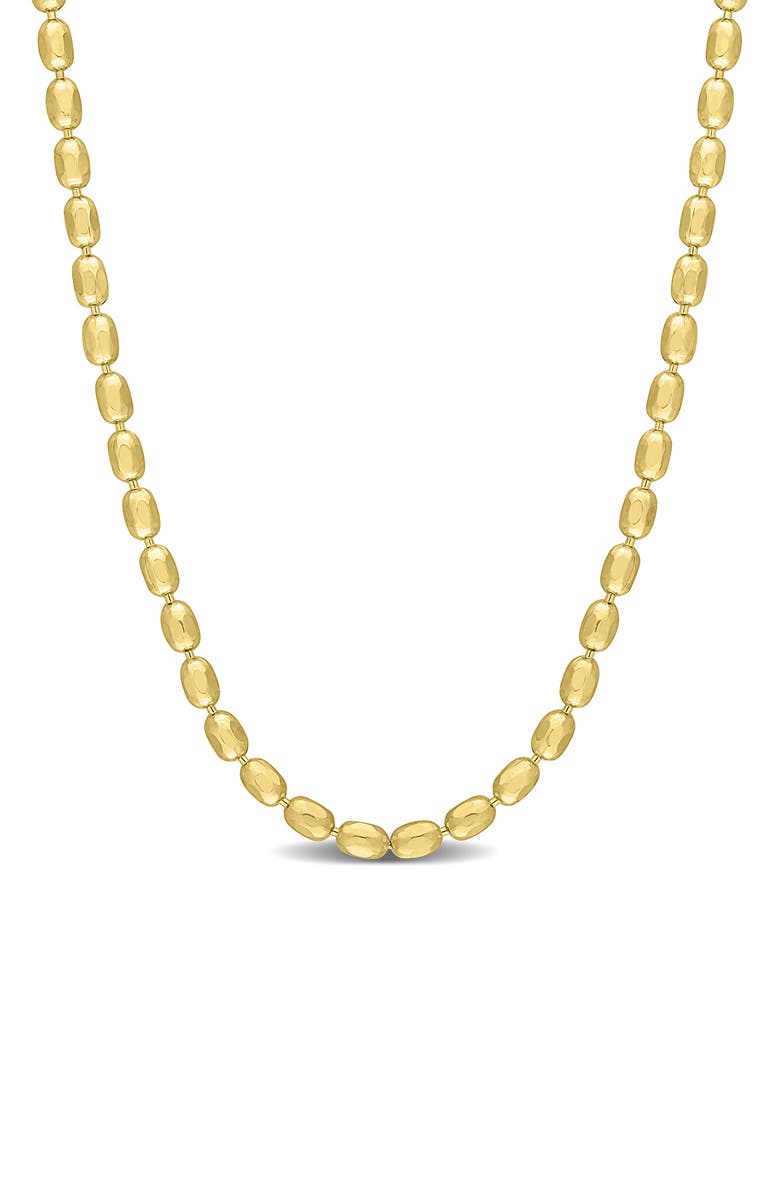 DELMAR 1.8mm Oval Ball Chain Necklace, Main, color, Gold