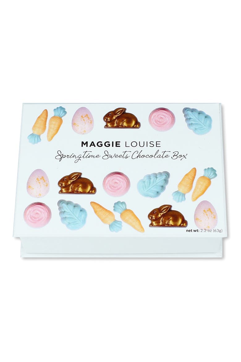 Springtime Sweets 6-Piece Chocolate Set, Alternate, color, WHITE