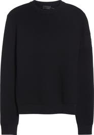 Moncler Waffle Stitch Virgin Wool Sweater