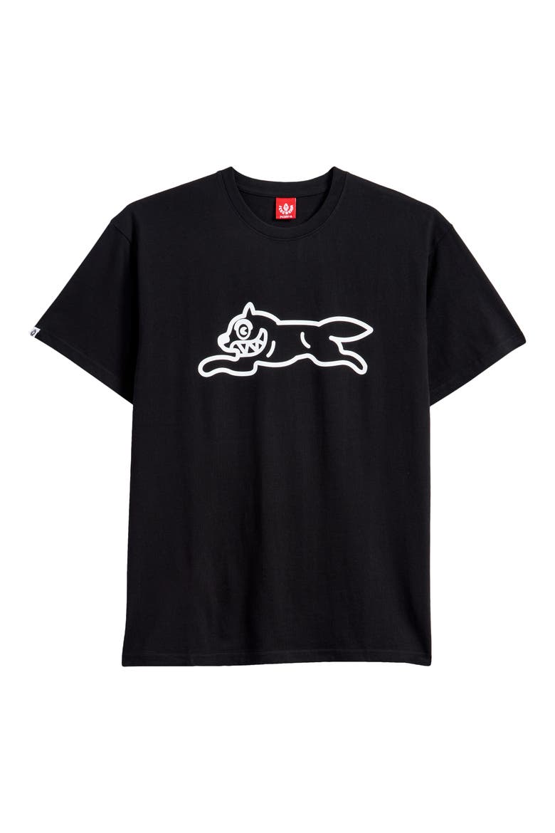 Running Dog Graphic T-Shirt, Alternate, color, BLACK