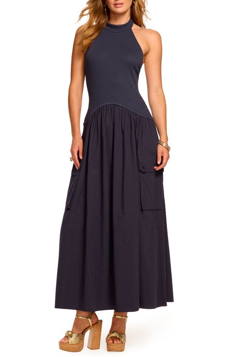 Simonne Maxi Halter Dress