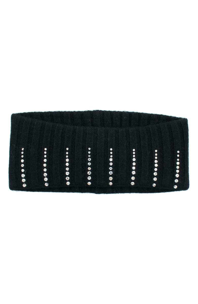 Portolano Crystal Headband, Main, color, Black