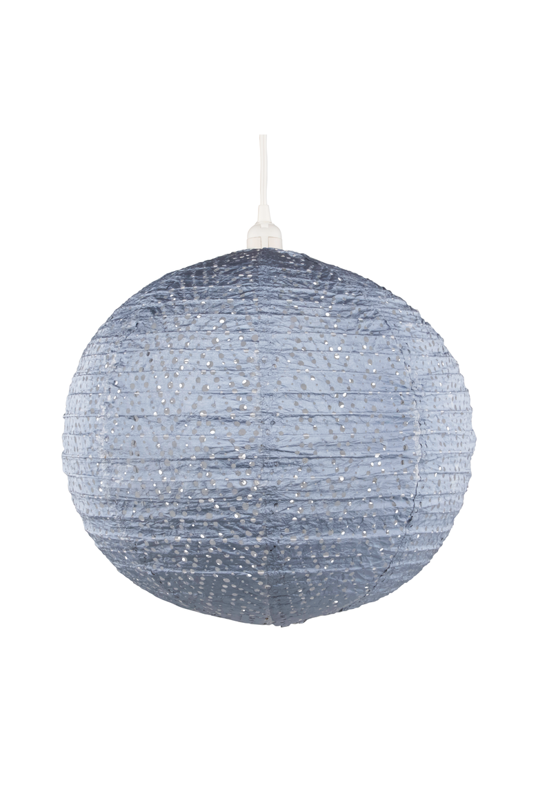 Soji Stella Nova Chevron - Indoor / Outdoor Pendant Lamp, Main, color, Metallic Blue