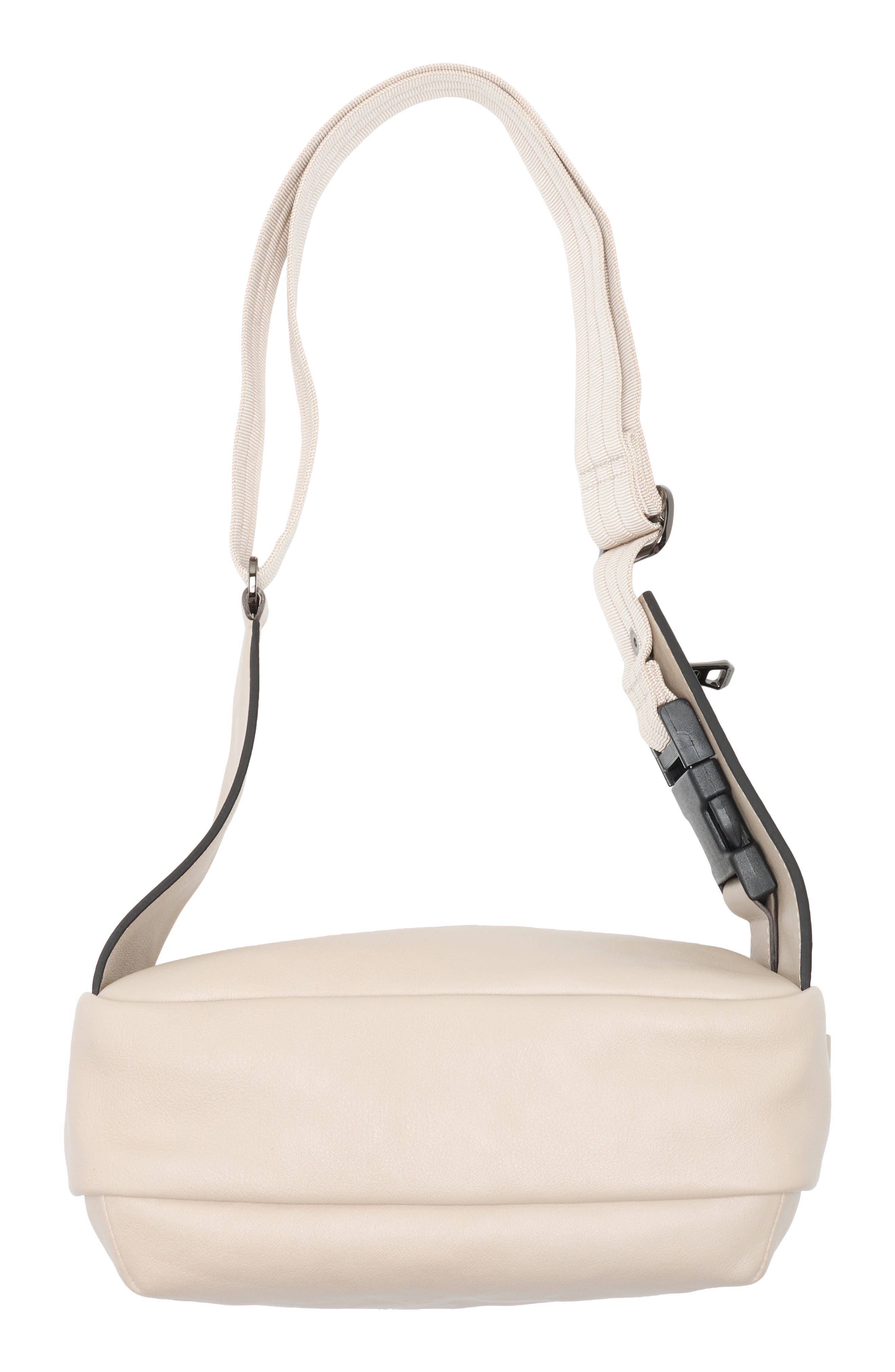 Longchamp Leather Belt Bag, Alternate, color, Clay