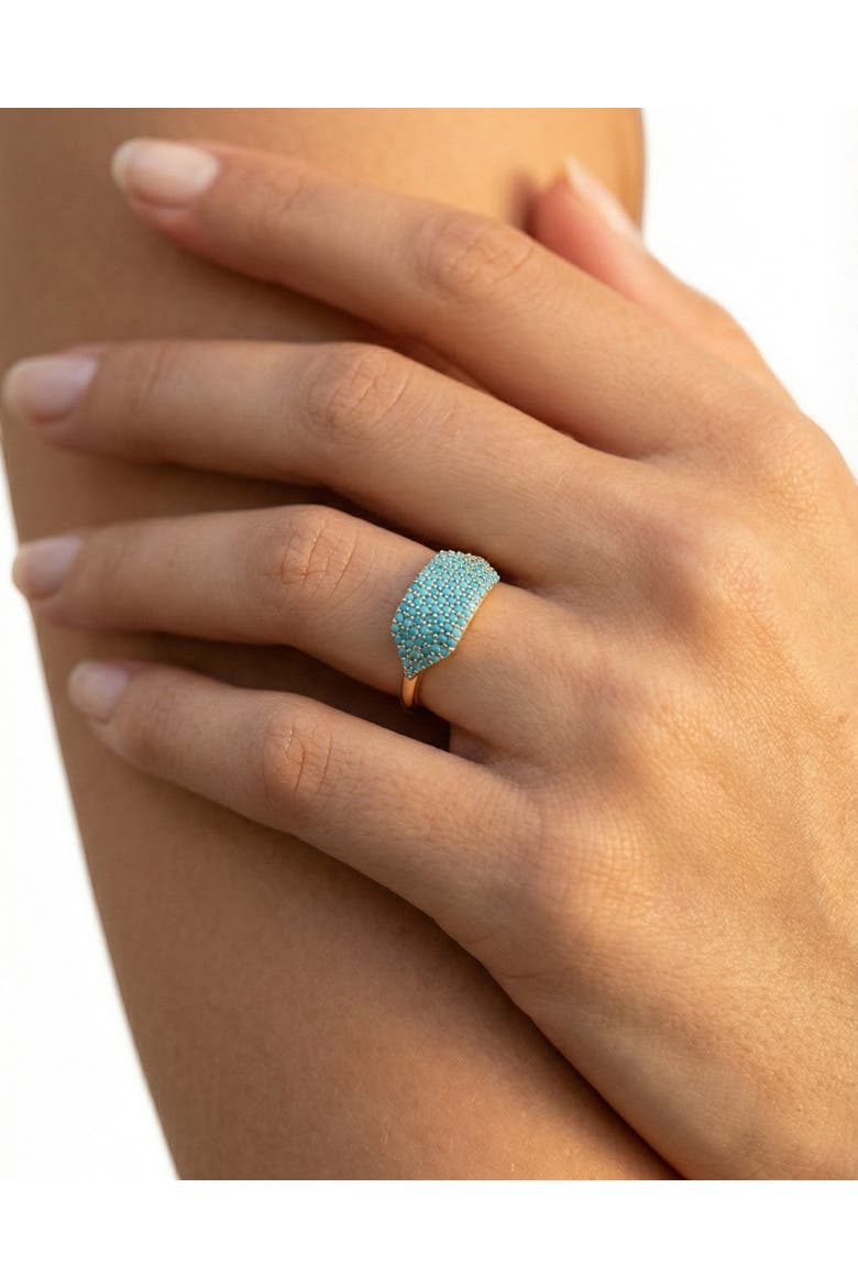 Id Ring, Alternate, color, Turquoise