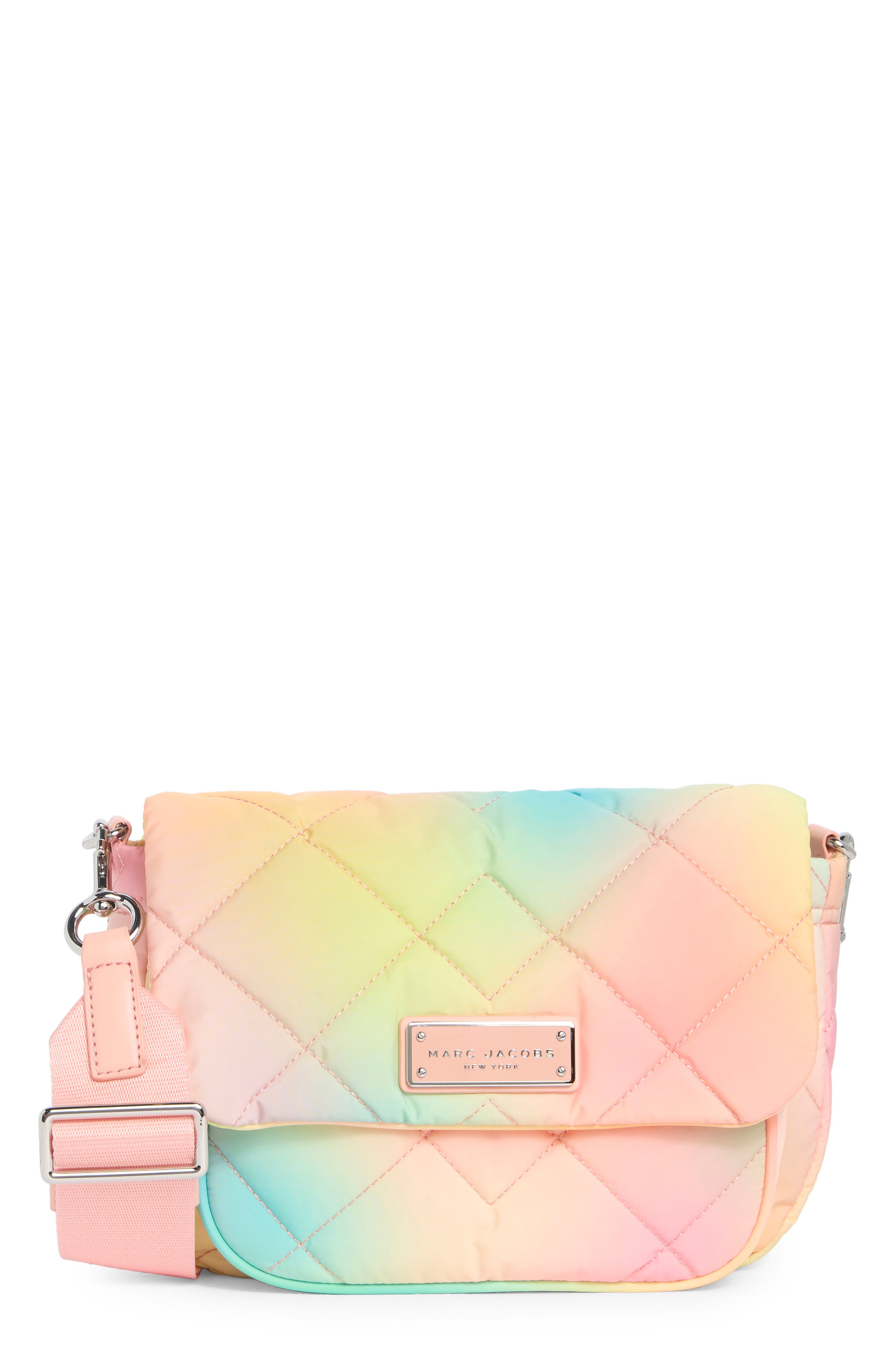 Diamond Quilt Utility Messenger Bag