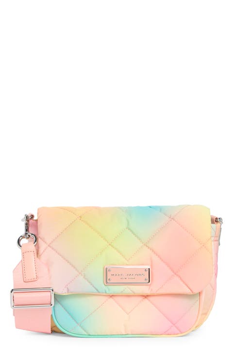 Diamond Quilt Utility Messenger Bag