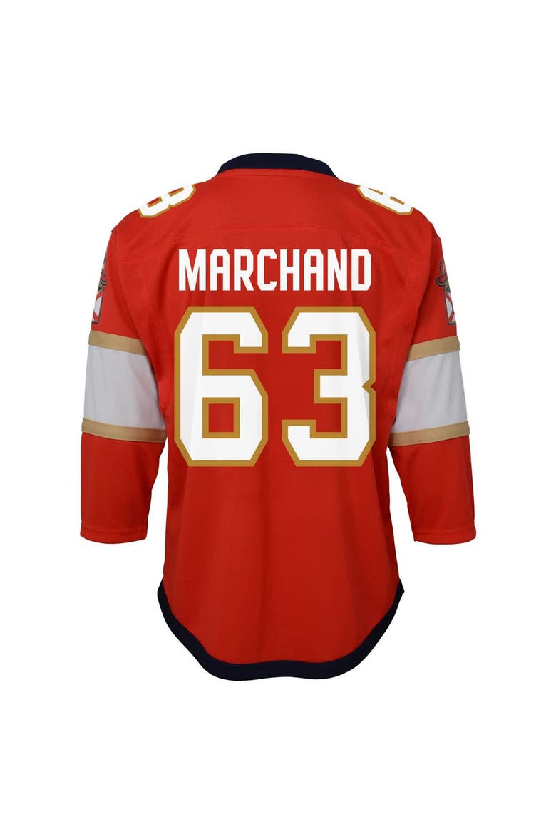 Youth Outerstuff Brad Marchand Red Florida Panthers Home Replica Jersey, Alternate, color, Red