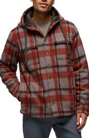 prAna Asgard Hooded Flannel Shirt Jacket