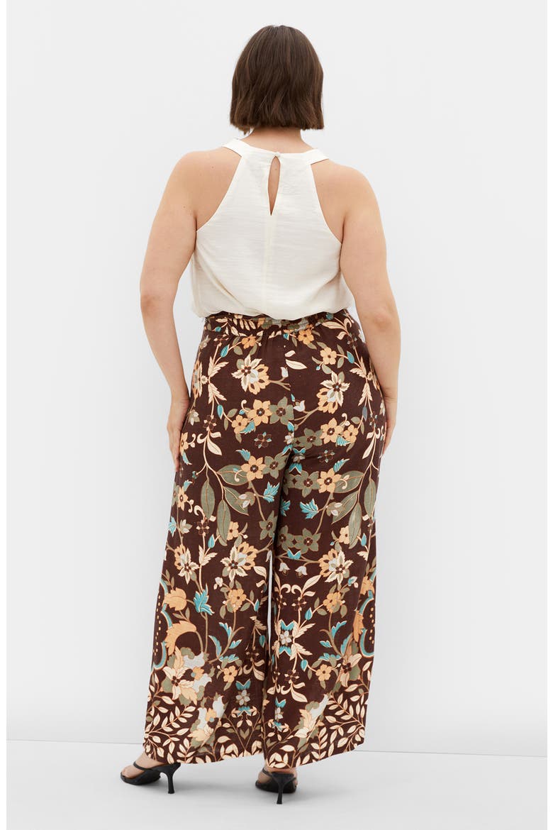 Florence Wide Leg Linen Blend Pants, Alternate, color, FOREVER FLORENCE