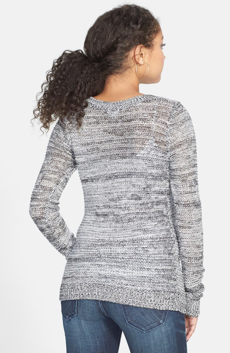 BP. Marled Cotton Blend Pullover, Alternate, color, 