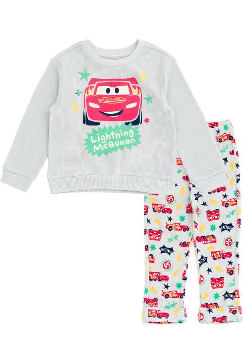 Pixar Loungewear 2-Piece Sweatshirt and Waffle Pants Set