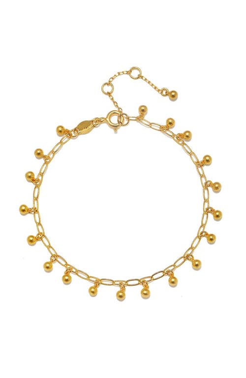Satya Jewelry Joyful Bell Bracelet In Gold