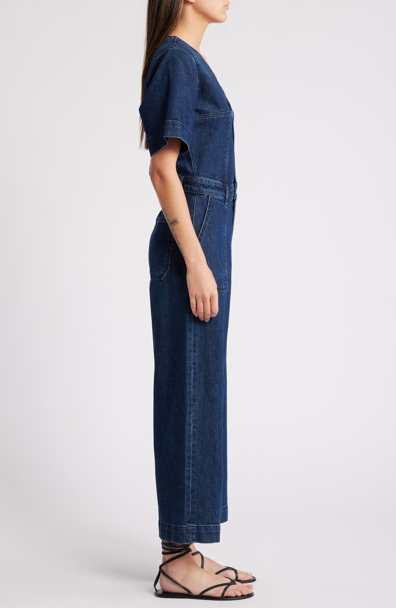 Rails Palisades Denim Utility Jumpsuit, Alternate, color, Blue Moon