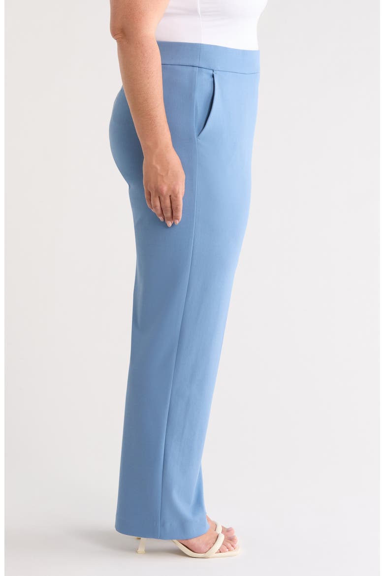 Pull On Straight Leg Trousers, Alternate, color, DUTCH BLUE