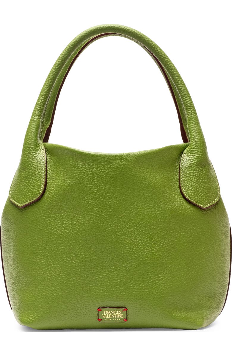 Frances Valentine Mini Sweet Pea Leather Top Handle Bag, Main, color,