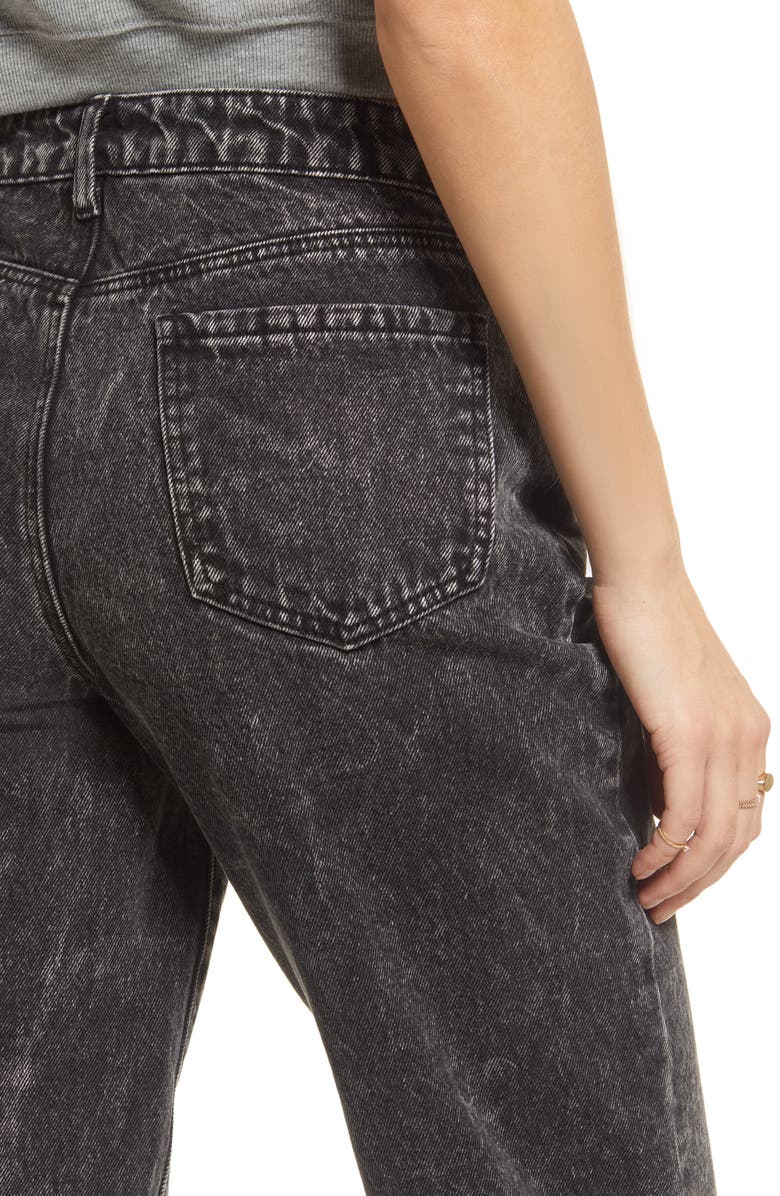 BP. Acid Wash Straight Leg Mom Jeans, Alternate, color,