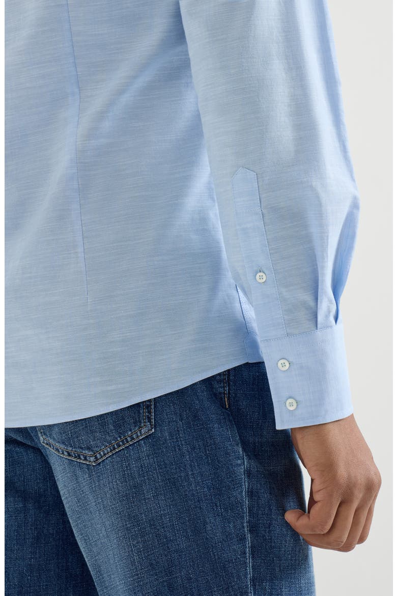 Oxford shirt, Alternate, color, Azure