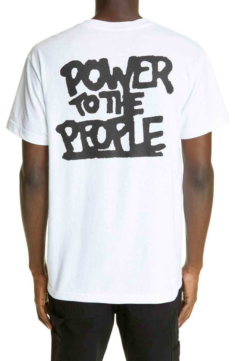 Adeshola Makinde Power to the People Cotton Graphic Tee, Alternate, color, 