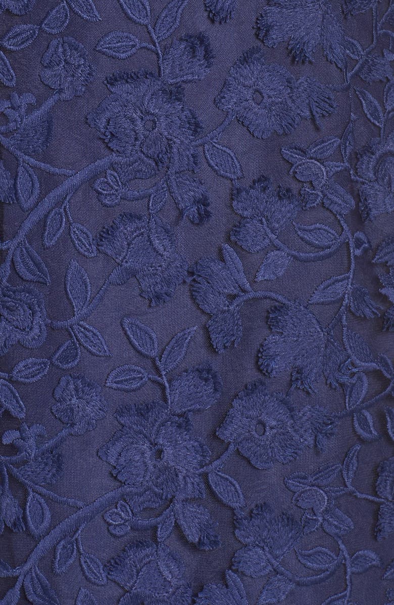 Adrianna Papell Lace Mesh Fit & Flare Dress, Alternate, color, 