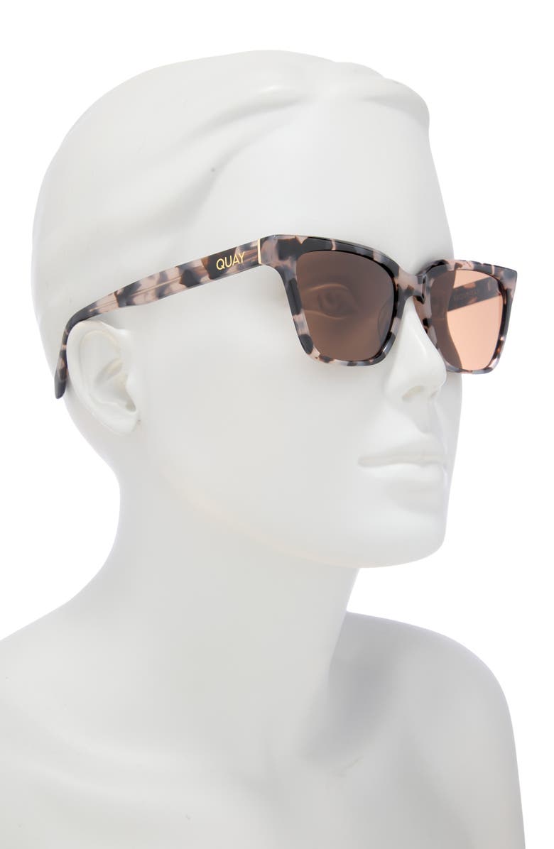 QUAY Ceo 52mm Square Sunglasses, Alternate, color, 